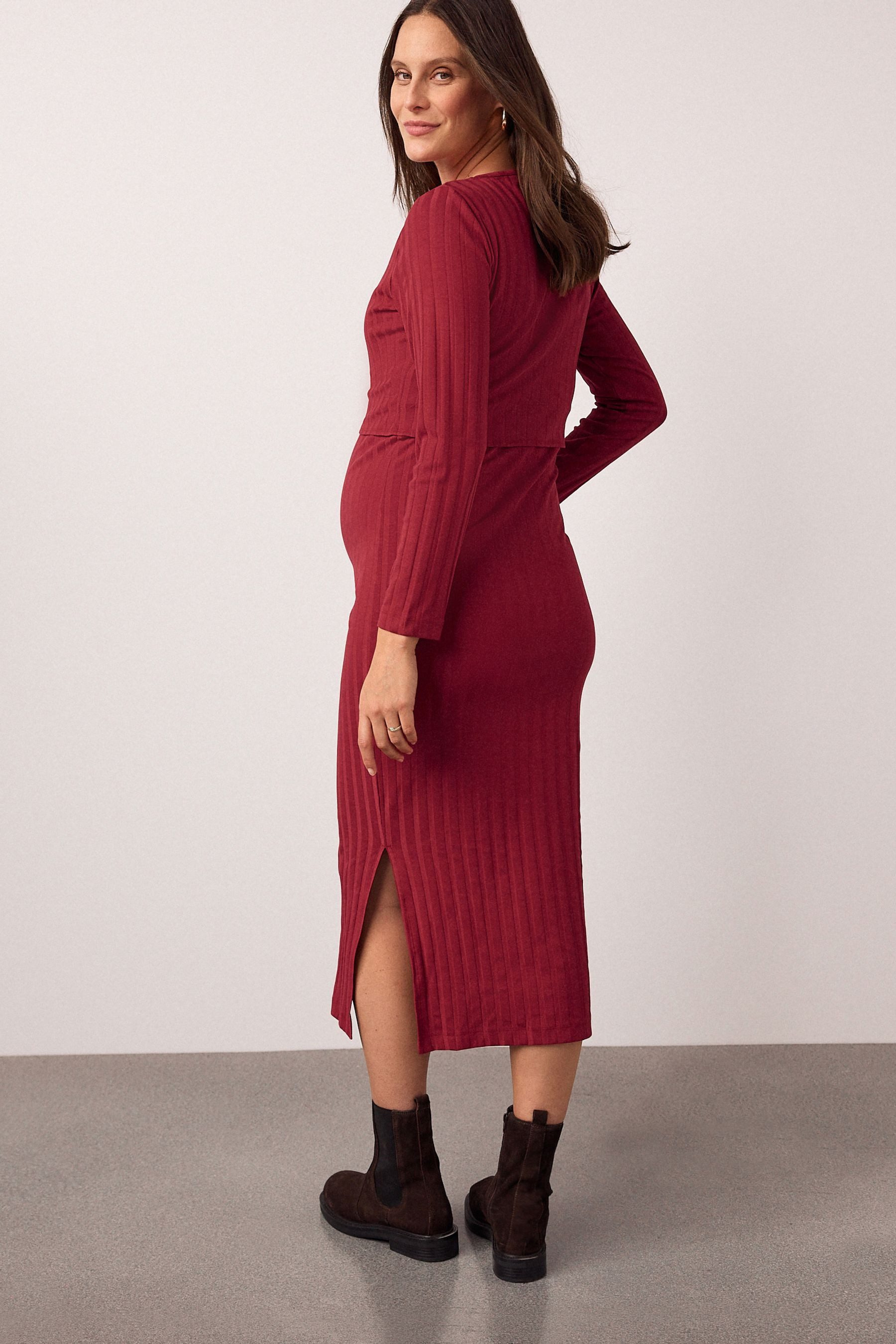Next Umstandskleid Langärmeliges Stillkleid, Umstandsmode (1-tlg)