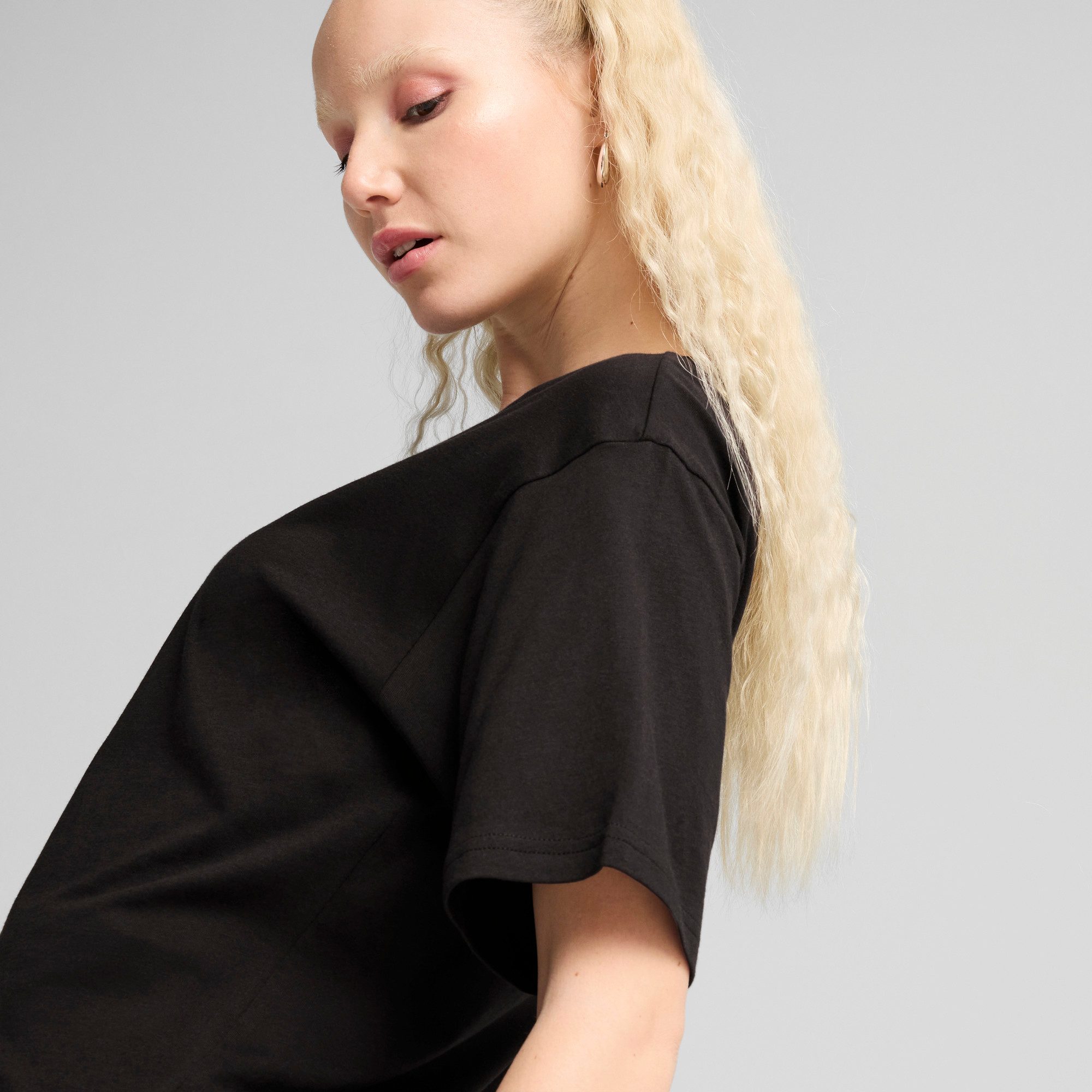 PUMA T-Shirt ESS RELAXED TEE Kurzarm, Rundhalsausschnitt