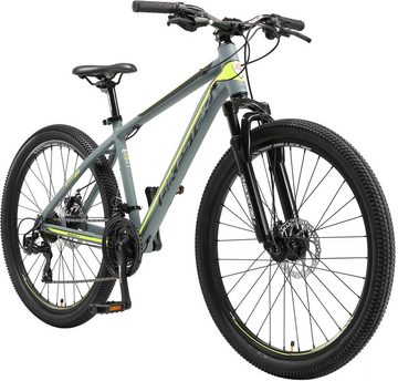 Bikestar Mountainbike, 21 Gang Shimano RD-TY300 Schaltwerk, Kettenschaltung, für Damen und Herren, Kettenschaltung