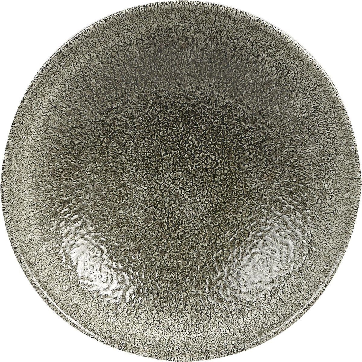 Teller Raku Quartz Black Teller tief, coup, ø: 182 mm