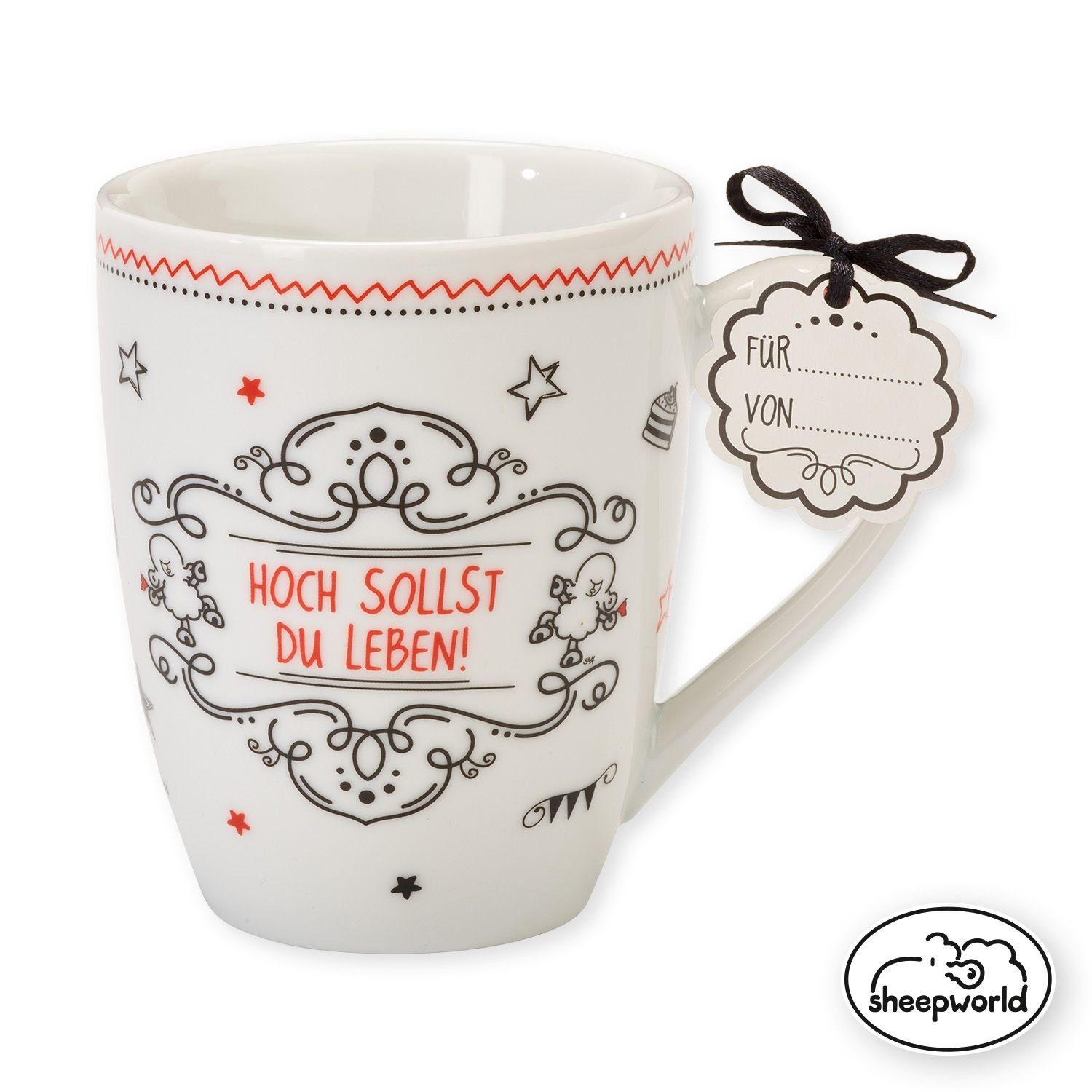 Sheepworld Tasse Sheepworld - Lieblingstasse "Hoch sollst du leben" 59266 Tasse Nr.10