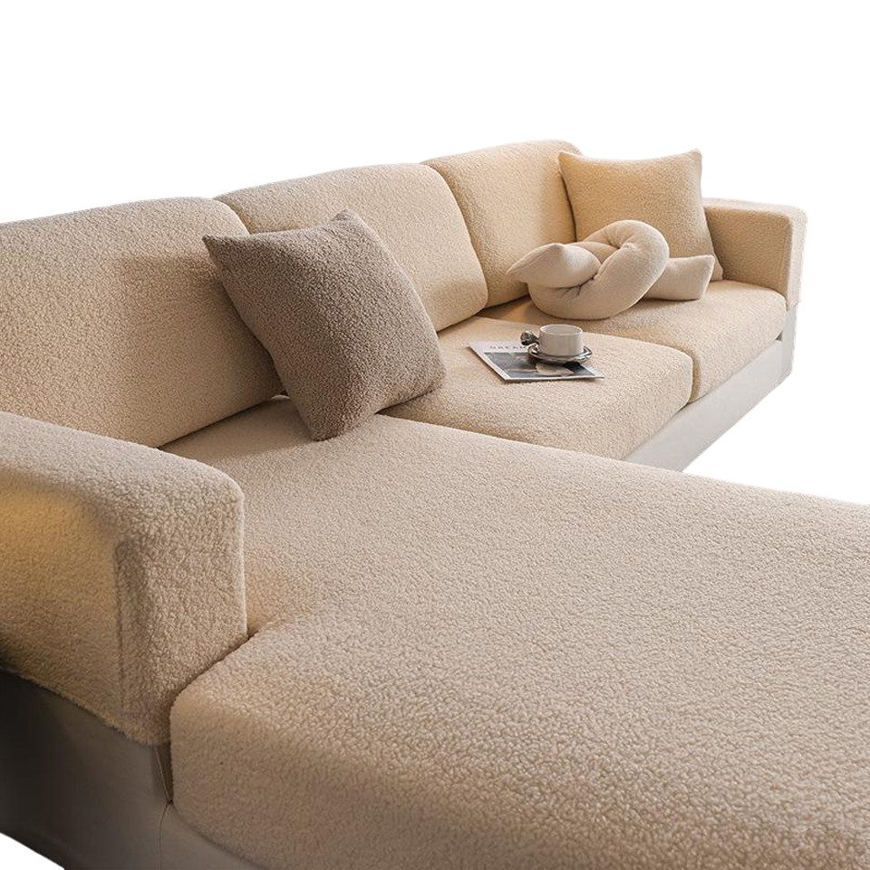 Coonoor Sofahusse 1-4 Sitz, Sofa Überzug, Hoch Elastischer, Rutschfester Sitzkissenbezug, Waschbarer, Haustierfreundlicher Sofabezug für Couch, Strapazierfähig
