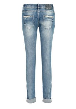 Cipo & Baxx Bequeme Jeans mit besonderen Destroyed-Elementen in Skinny Fit