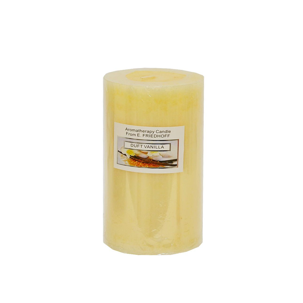 B&S Stumpenkerze Duftkerze Vanille 9,5 x Ø 7,3 cm günstig online kaufen