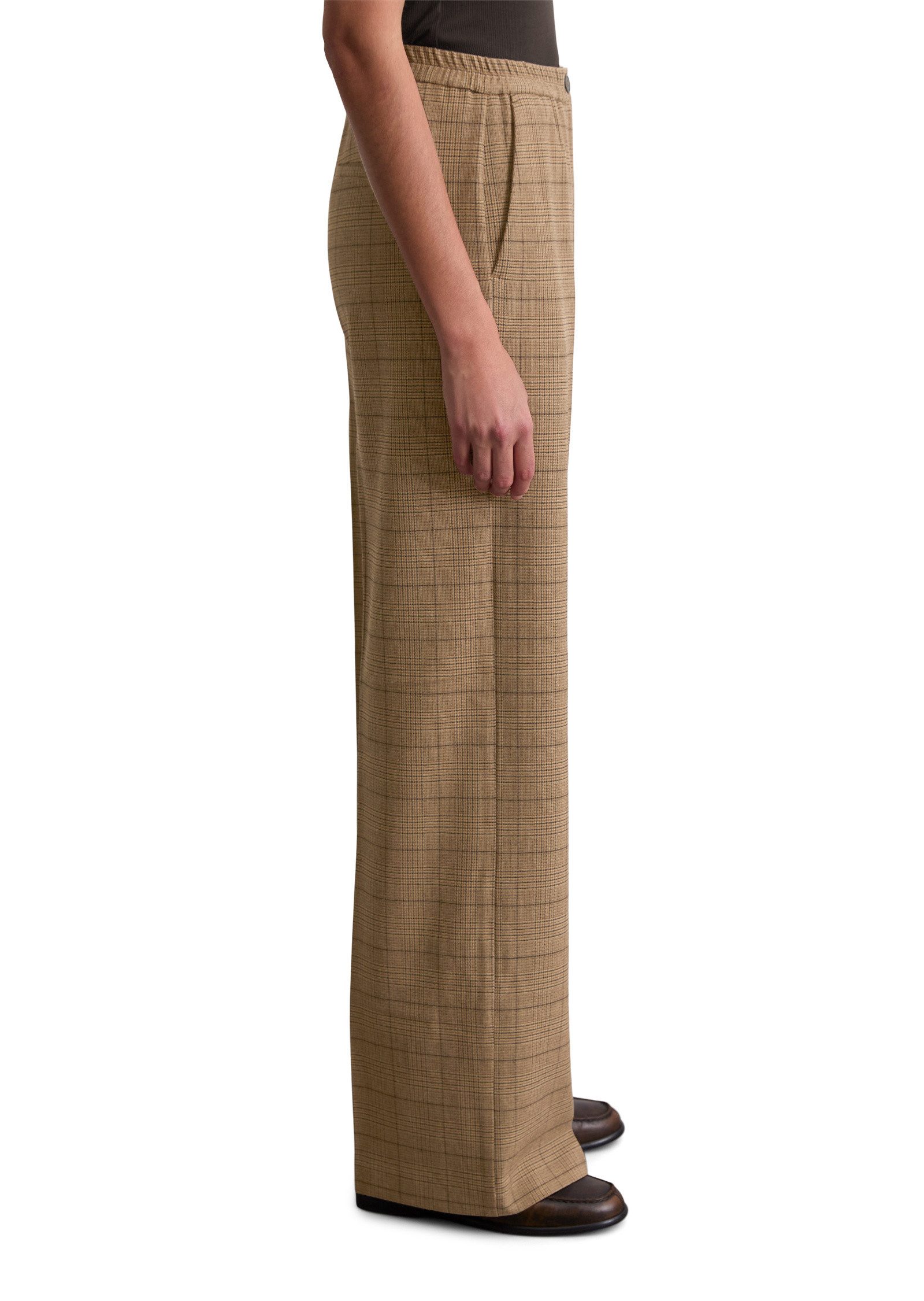 Marc O'Polo Chinohose mit Glencheck-Muster