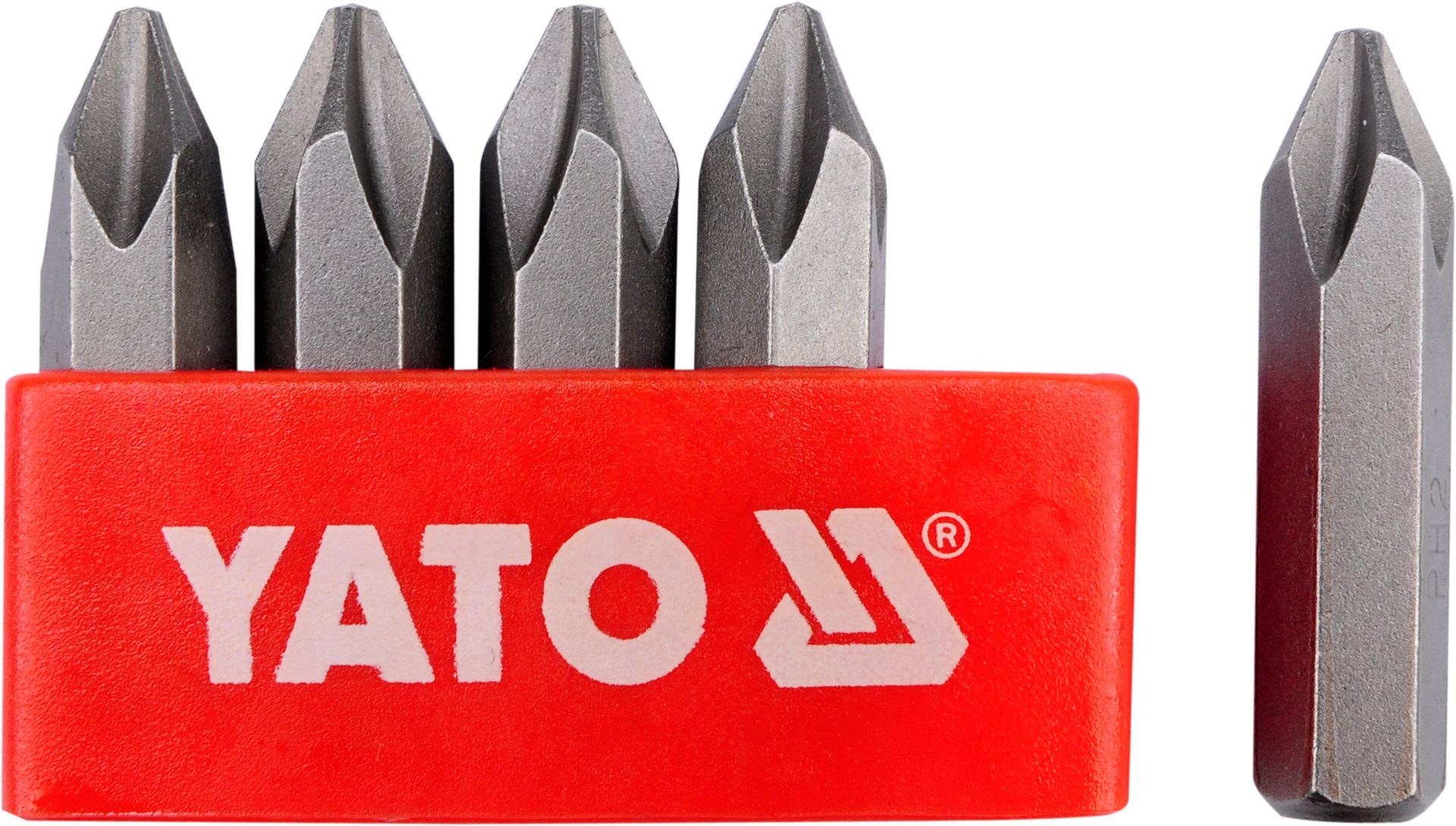 Yato Bit-Set Schlagschrauber-Bits PH2, 5/16" (7,9 mm), 5 Stück, Schlagschrauber-Bits PH2, 5/16" (7,9 mm), 5 Stück, 5-St., Schlagschrauber-Bits PH2, 5/16" (7,9 mm), 5 Stück
