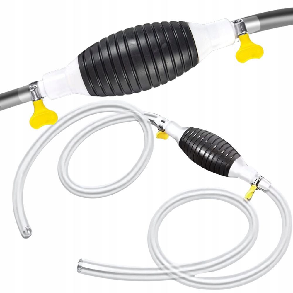 VERK GROUP Handpumpe Handpumpe Umfüllpumpe Absaugpumpe 2 m Schlauch Benzin Wasser (1-tlg), Manuell, 2 m Schlauch