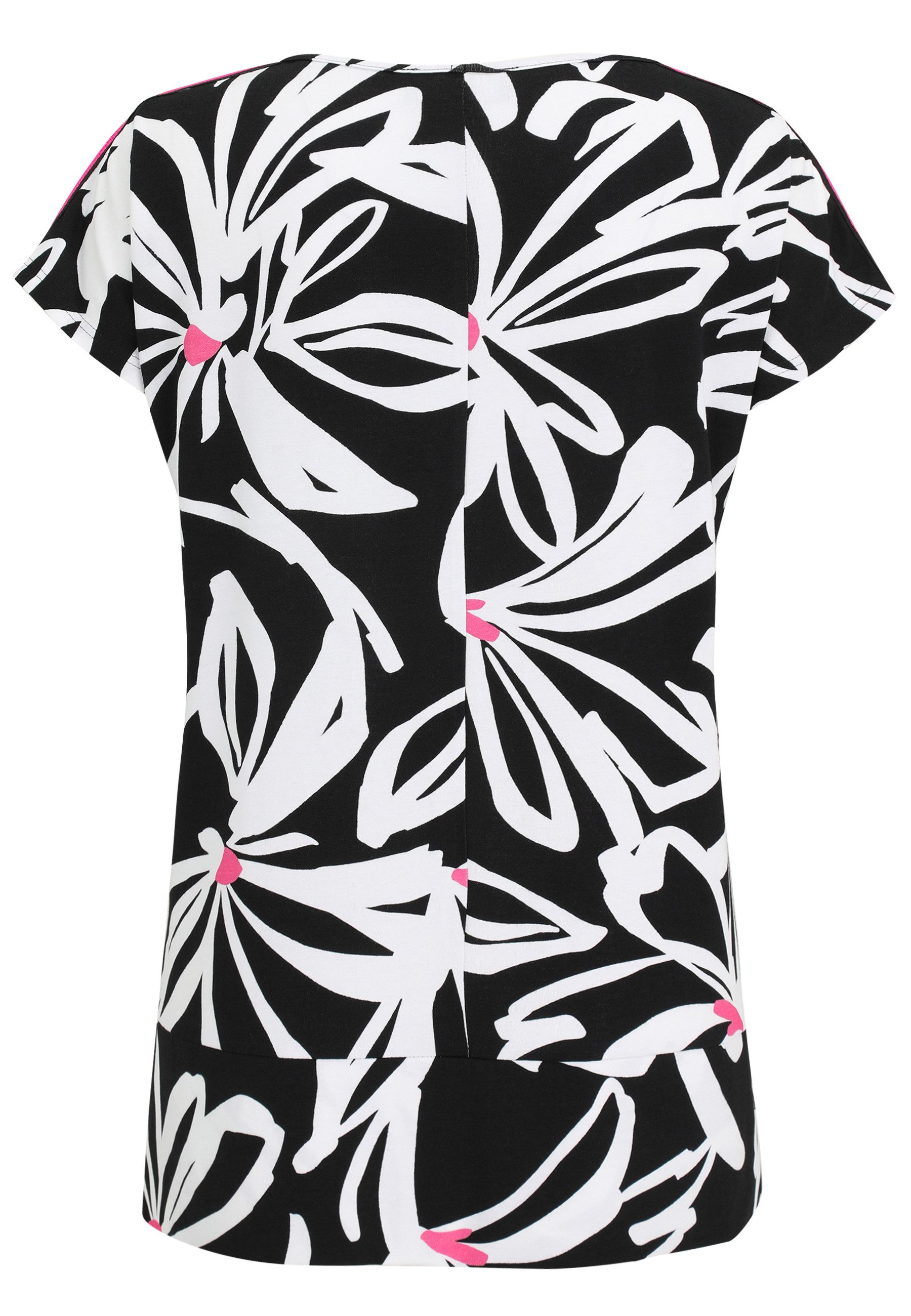 Doris Streich T-Shirt mit grafischem Blüten-Druck günstig online kaufen