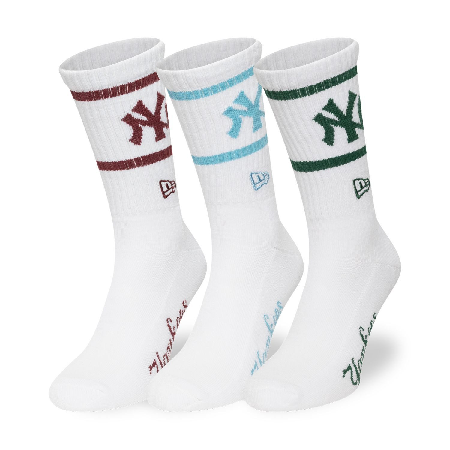 New Era Tennissocken Unisex Socks New York Yankees 3er Pack