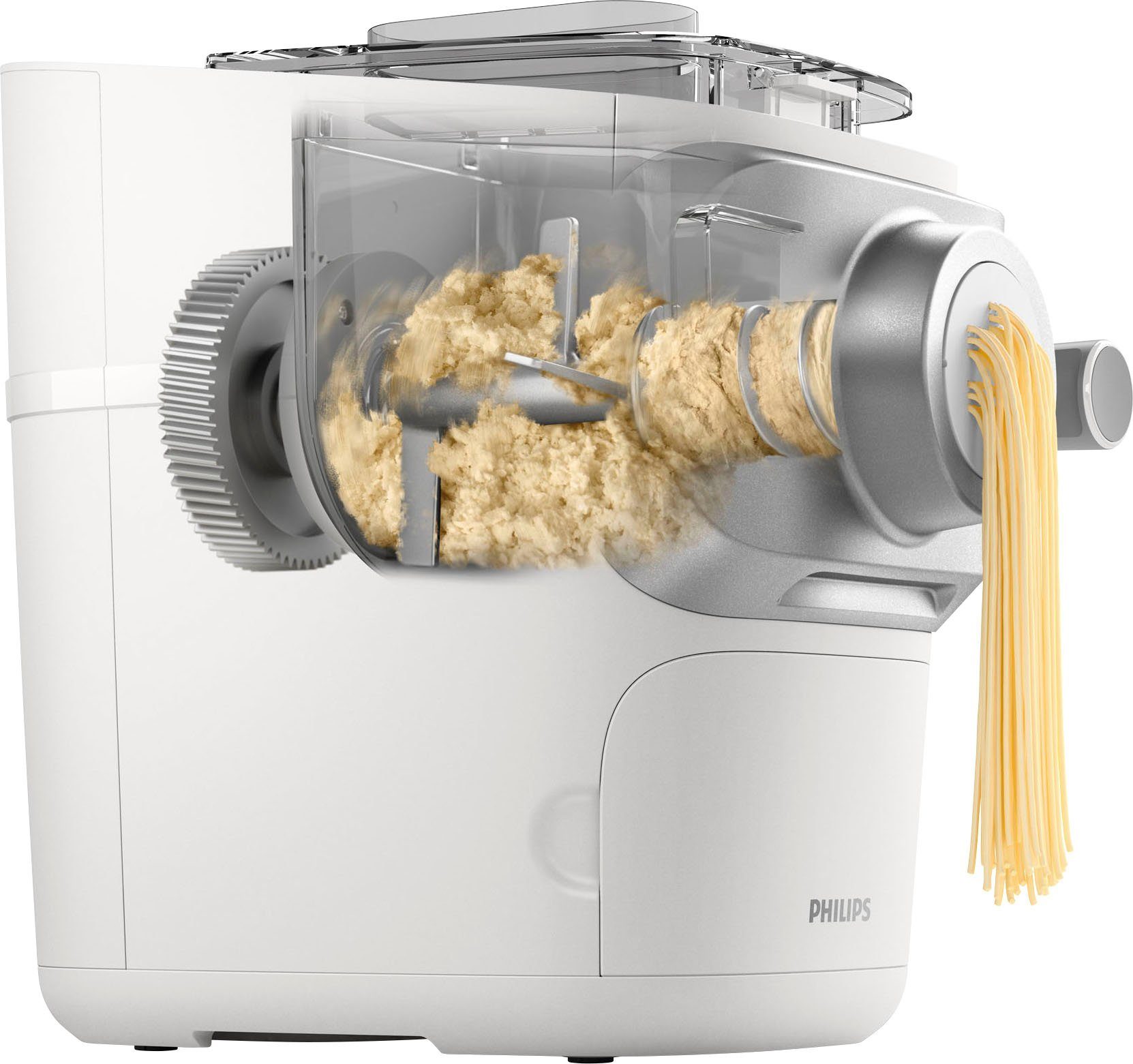 Philips Nudelmaschine Pastamaker HR2660/00 Avance Collection, 200 W, inkl. Form-, Knet- und Pressfunktion und 6 Formscheiben – Bild 2 von 5