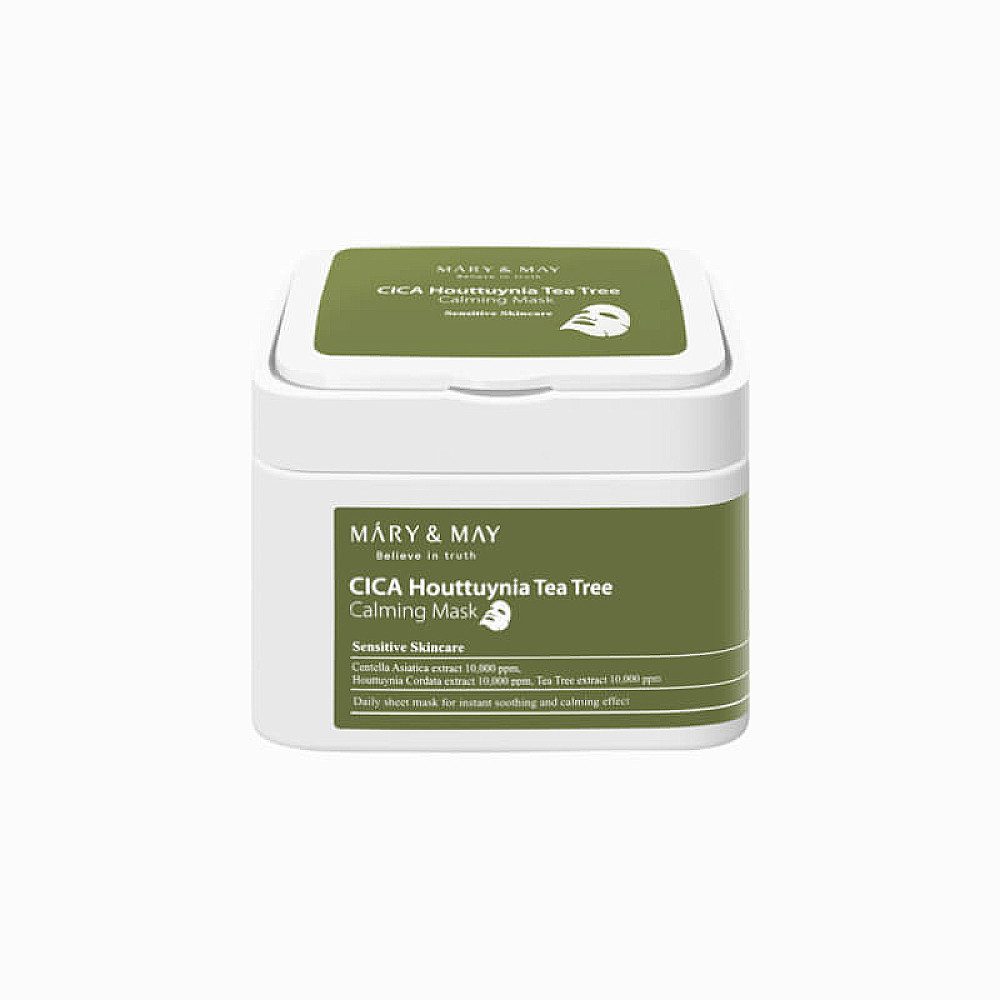 Tuchmaske Mary & May Cica Houttuynia Tea Tree Calming Mask