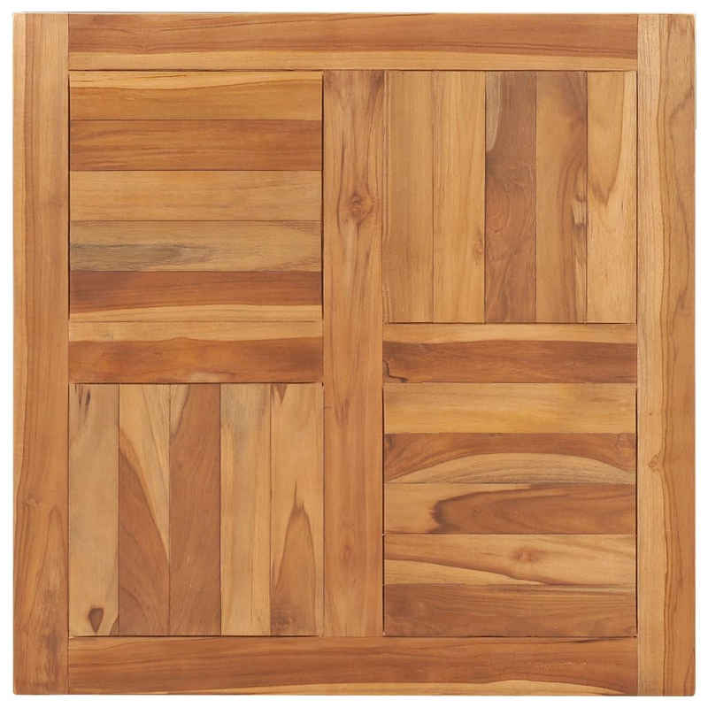 vidaXL Tischplatte Tischplatte Massivholz Teak 70×70×2,5 cm (1 St)