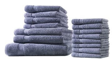 EBUY Duschtücher Weiches und bequemes Handtuch aus grauer Baumwolle, (1-St)