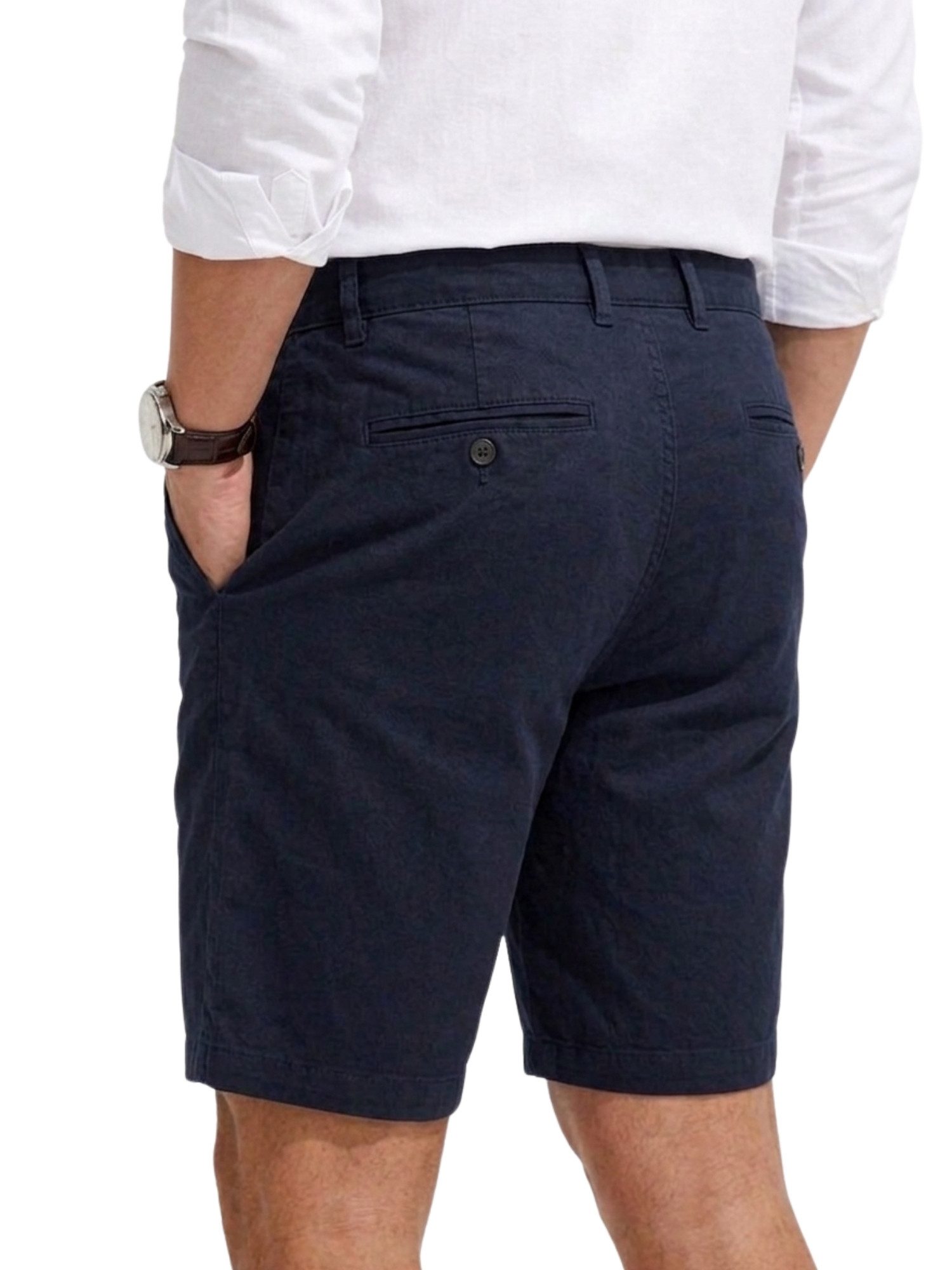 COMEOR Chinoshorts Kurze Hosen Herren - Baumwolle Chino Shorts (1 Hose) Bequeme Passform mit verstellbarem Kordelzug und praktischen Taschen
