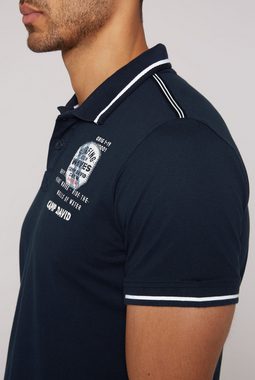 CAMP DAVID Poloshirt mit kontrastreichen Details