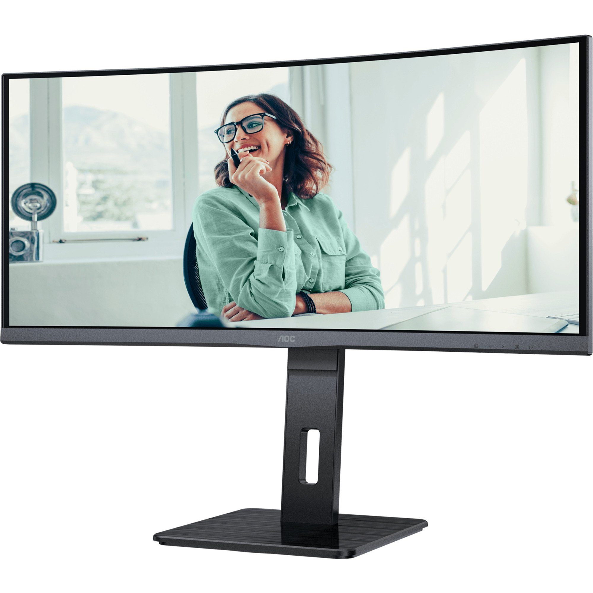 AOC AOC CU34P3CV, LED-Monitor, (WQHD, VA, Curved, TFT-Monitor (3440 x 1440 px)