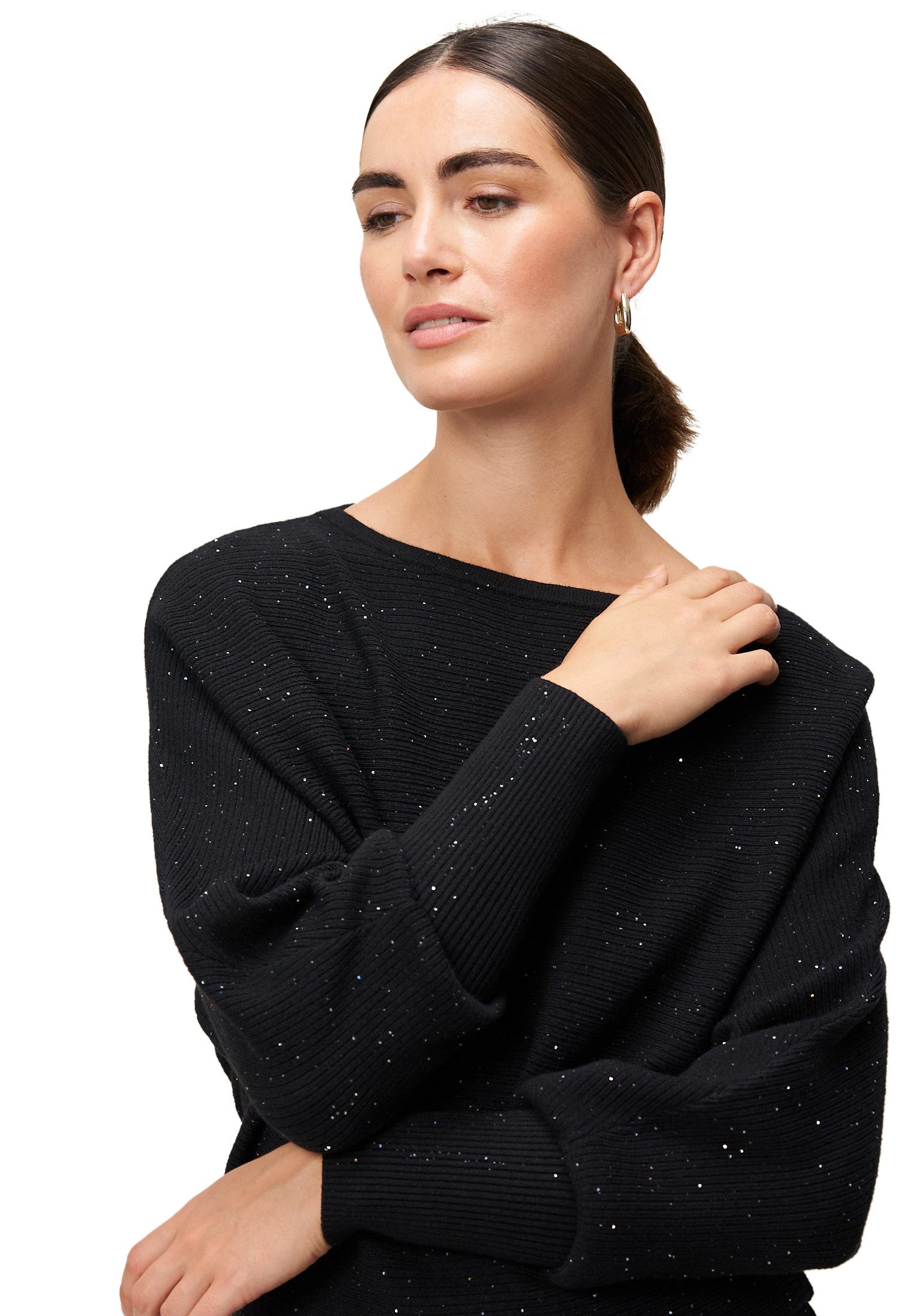 Zero Strickkleid Damen mit Pailletten Pailletten