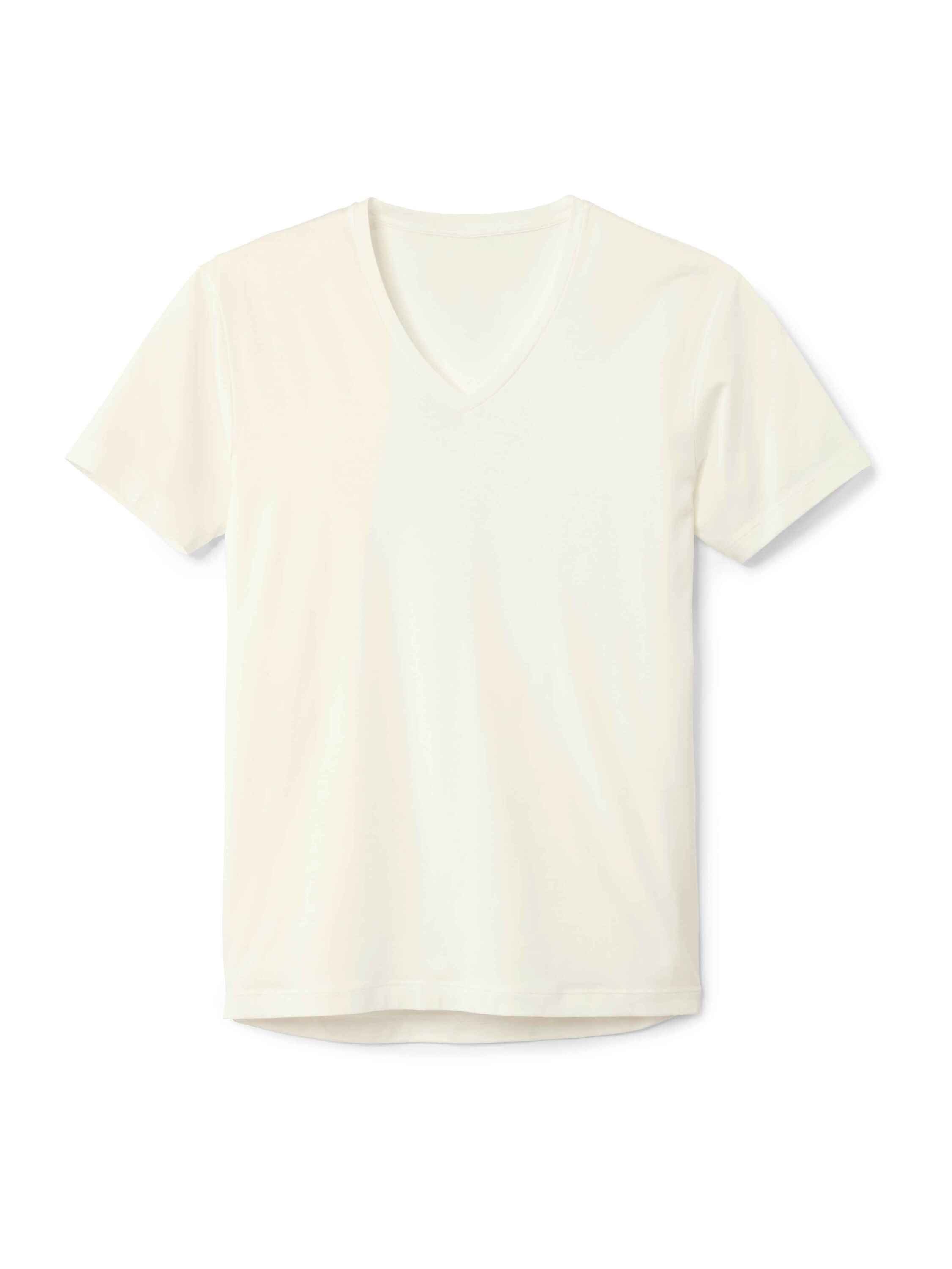 V-Neck, star Cradle Unterziehshirt (1-St) white to T-Shirt, Certified® Cradle CALIDA