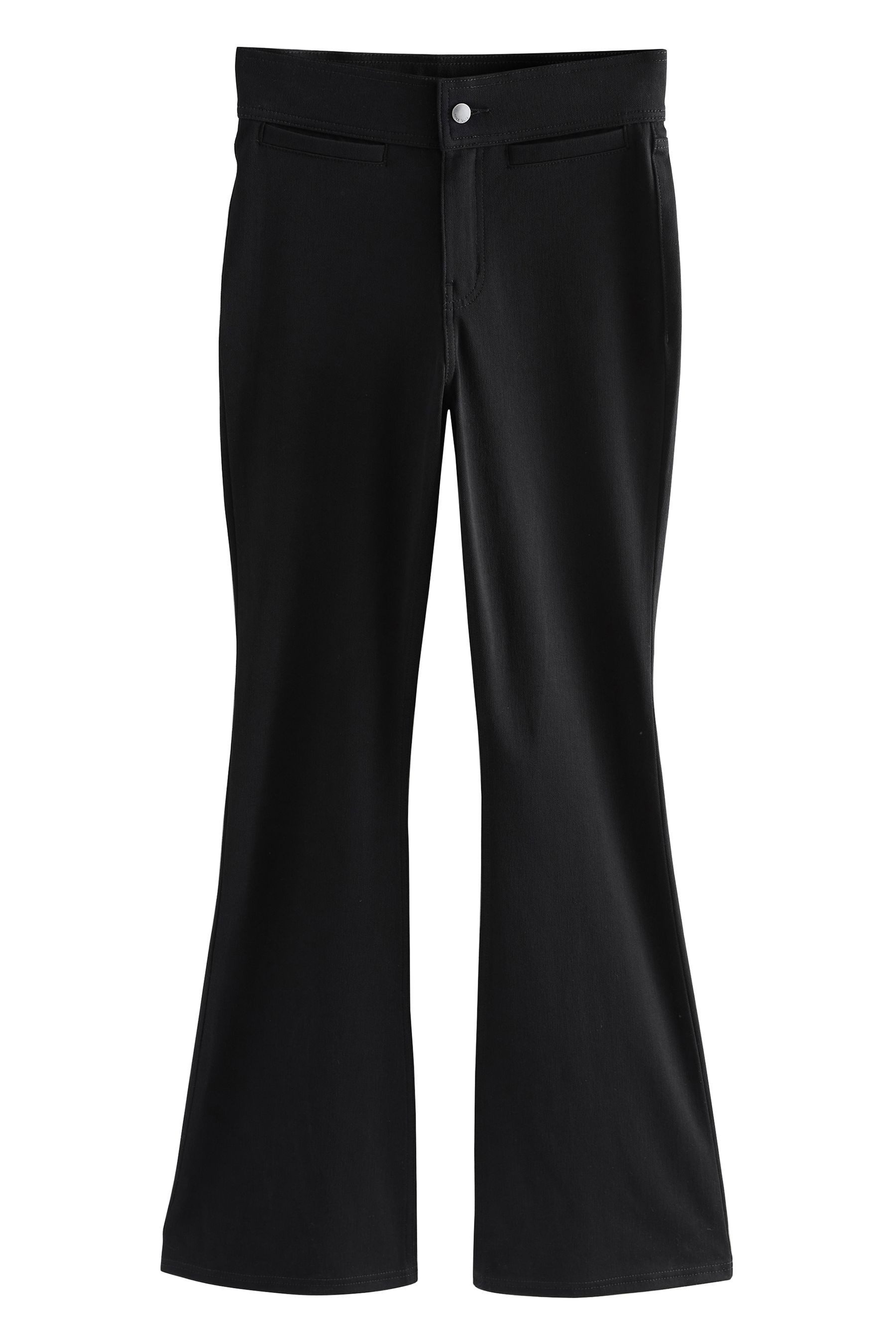 Next Jeansleggings Denim-Leggings aus Jersey mit ausgestelltem Bein (1-tlg) günstig online kaufen