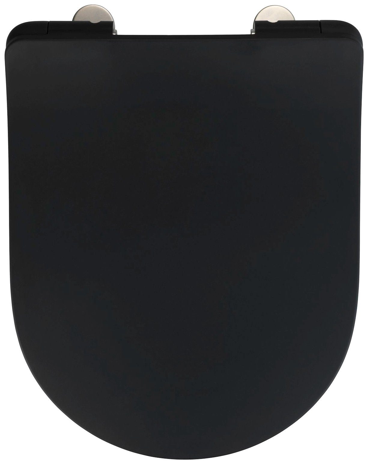 WENKO WC-Sitz Sedilo matt Schwarz (1-St), aus Duroplast, mit Absenkautomati günstig online kaufen