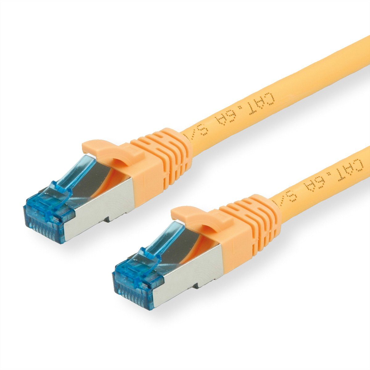 VALUE Patchkabel Cat.6A (Class EA) S/FTP (PiMF), LSOH LAN-Kabel, RJ-45 Männlich (Stecker), RJ-45 Männlich (Stecker) (15.0 cm)