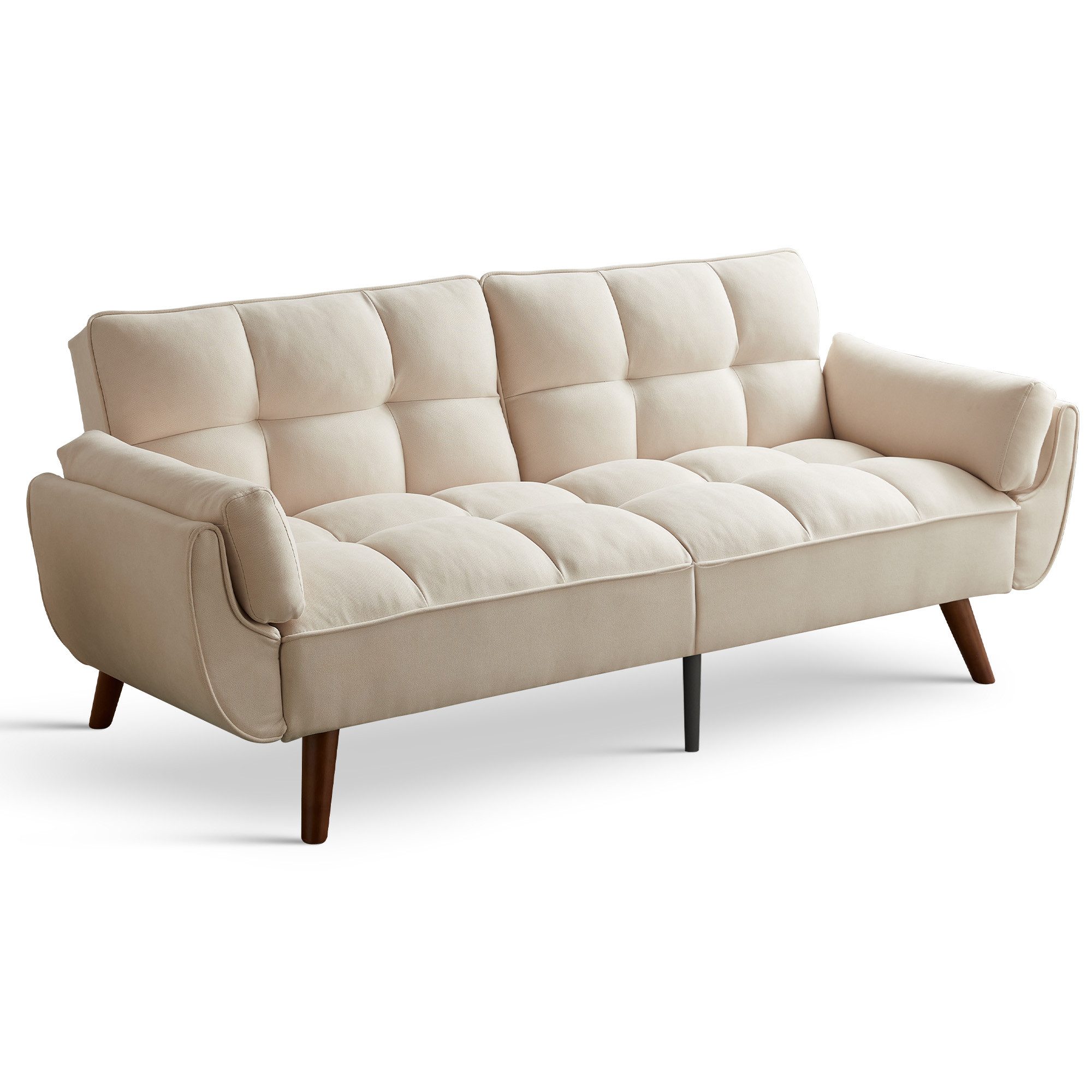 Jiexi Sofa Schlafsofa Länge inklusive Armlehnen 190cm Klappbares Verstellba günstig online kaufen