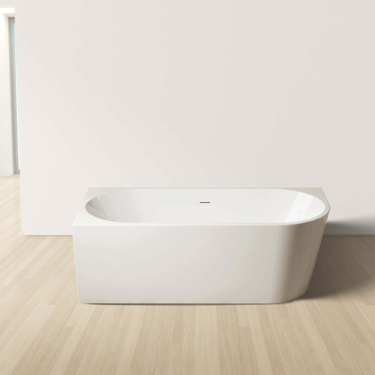 Belvit Badewanne BV-FB1203, (1-tlg), BELVIT Halb-Freistehende günstig online kaufen