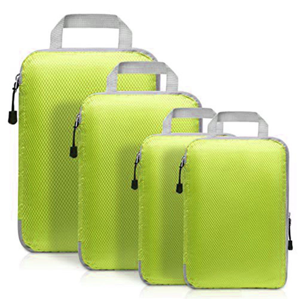 Kleider-Reisepaket, Wasserdichte Vierteiliges Blusmart Tragbare Kofferset green