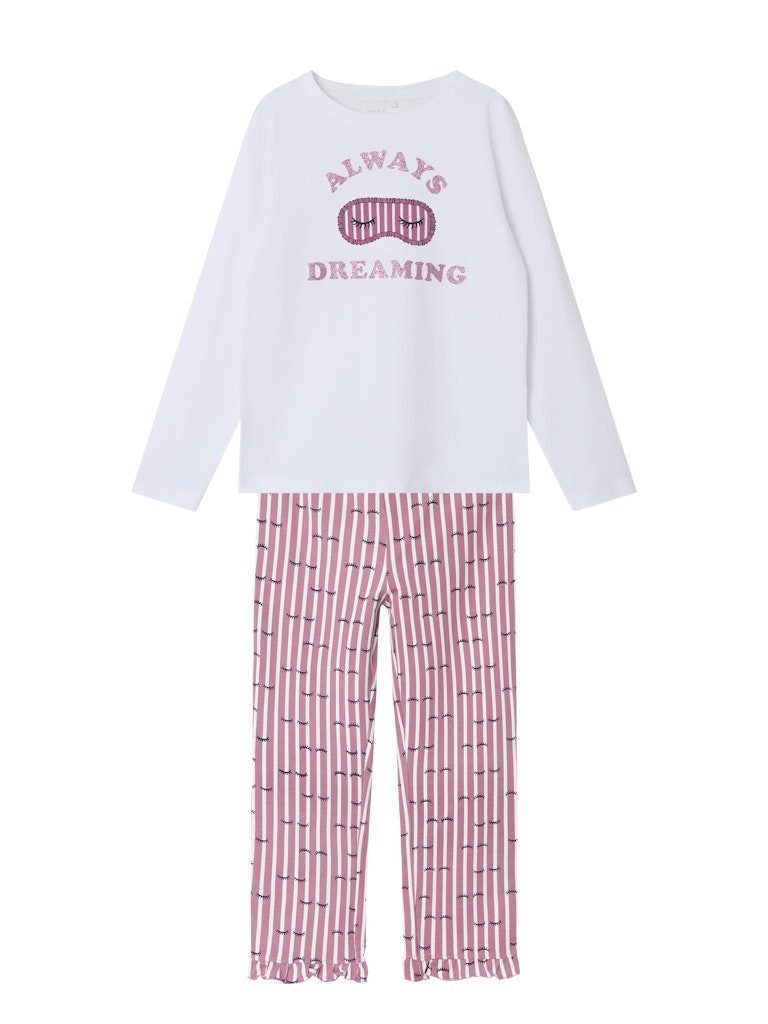 Name It Schlafanzug NKFRANDA NIGHT SET (Set, 2 tlg., Oberteil und Hose) Geschenkidee