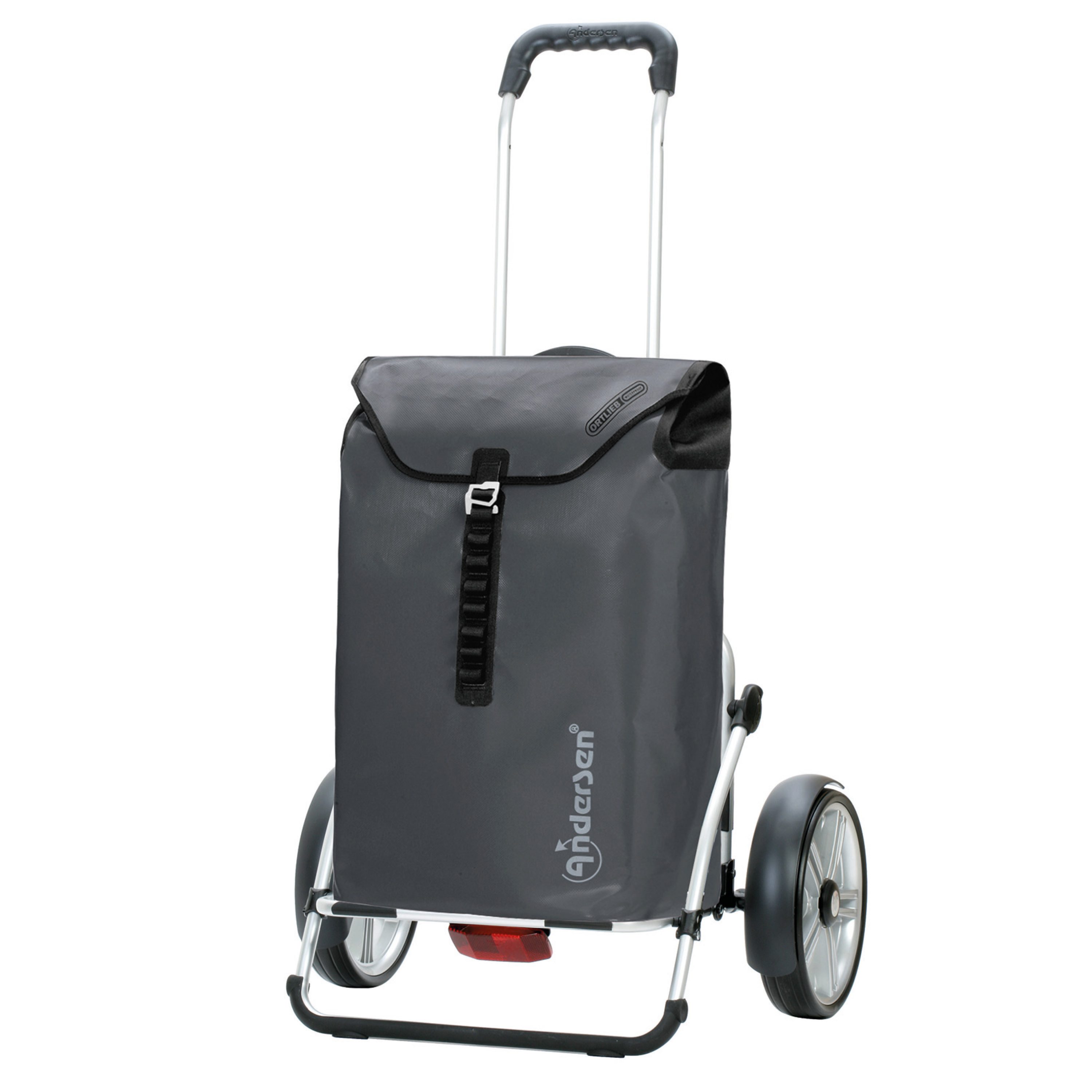 Andersen Einkaufstrolley Royal Shopper Plus Ortlieb anthrazit, klappbare Ladefläche, belastbar bis 50kg