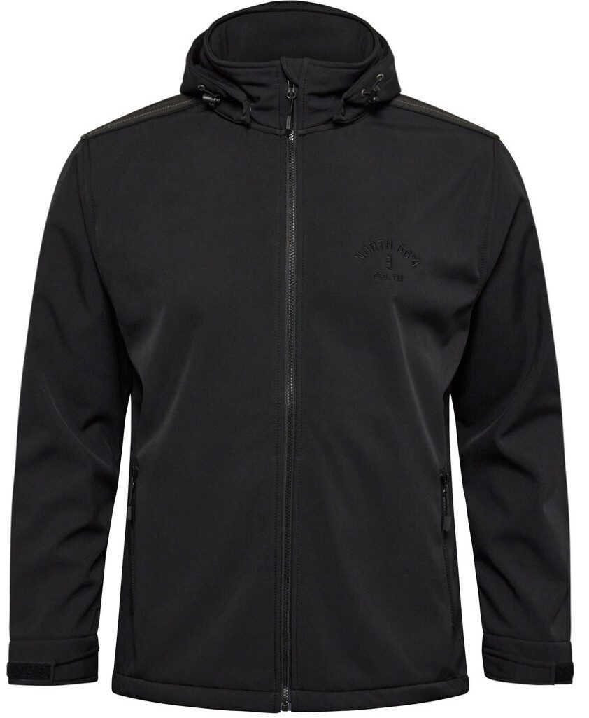 north 56 4 Kurzweste Softshell Schwarz Schwarz