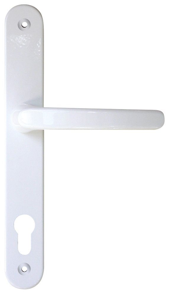 RORO Türen Stoßgriff weiß außen, Metall, & Fenster Drückergarnitur