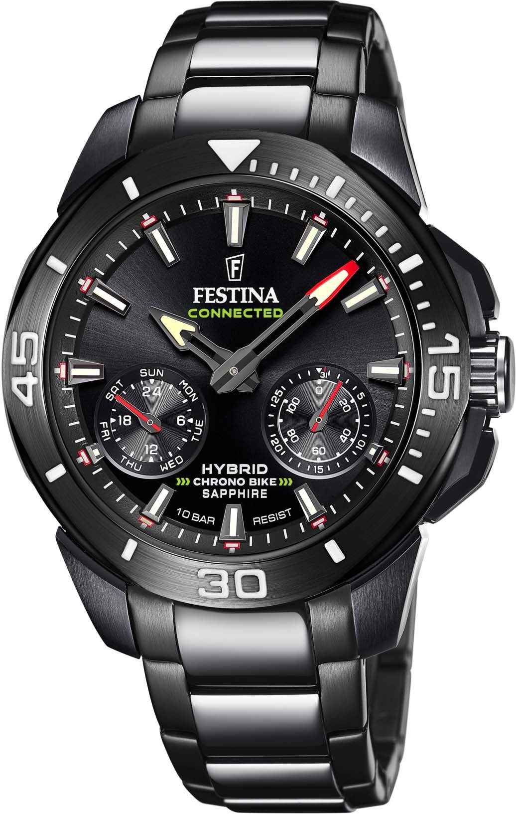 Festina Chronograph Chrono Bike als Werkzeug), Geschenk mit Uhr ideal (Set, Wechselband Connected, F20648/1, und auch 3-tlg