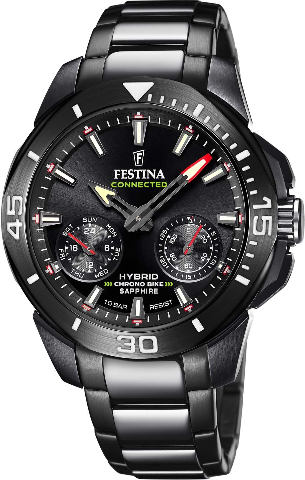 Festina Chronograph Chrono Bike Connected, F20648/1, (Set, 3-tlg., Uhr mit günstig online kaufen