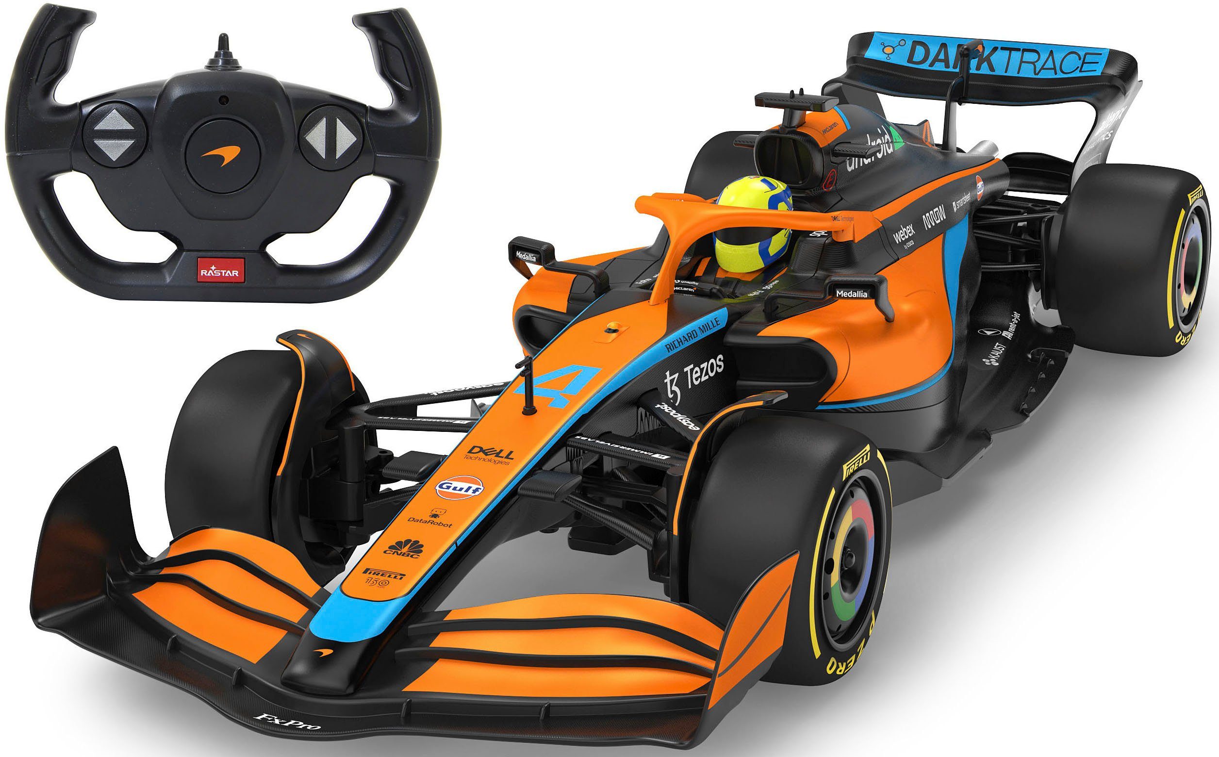 Jamara RC-Auto Deluxe Cars, Deluxe Cars, McLaren MCL36 1:12, orange - 2,4 GHz