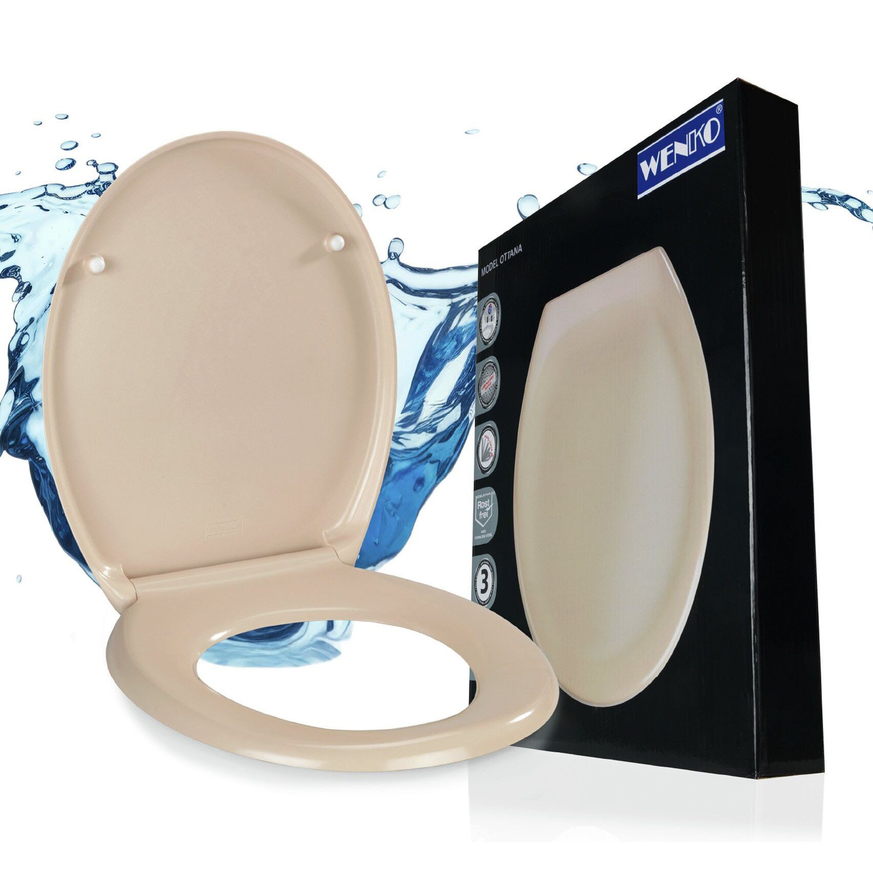 WENKO WC-Sitz Ottana, Mit Absenkautomatik