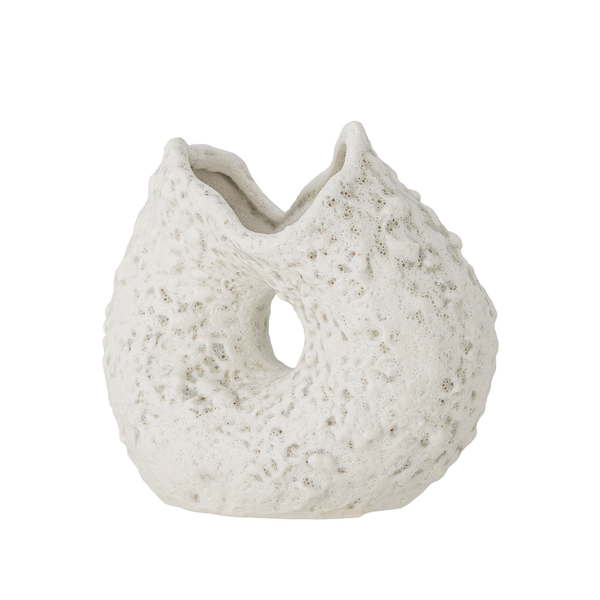 Bloomingville Dekovase Bloomingville Fianna Vase, Weiß günstig online kaufen