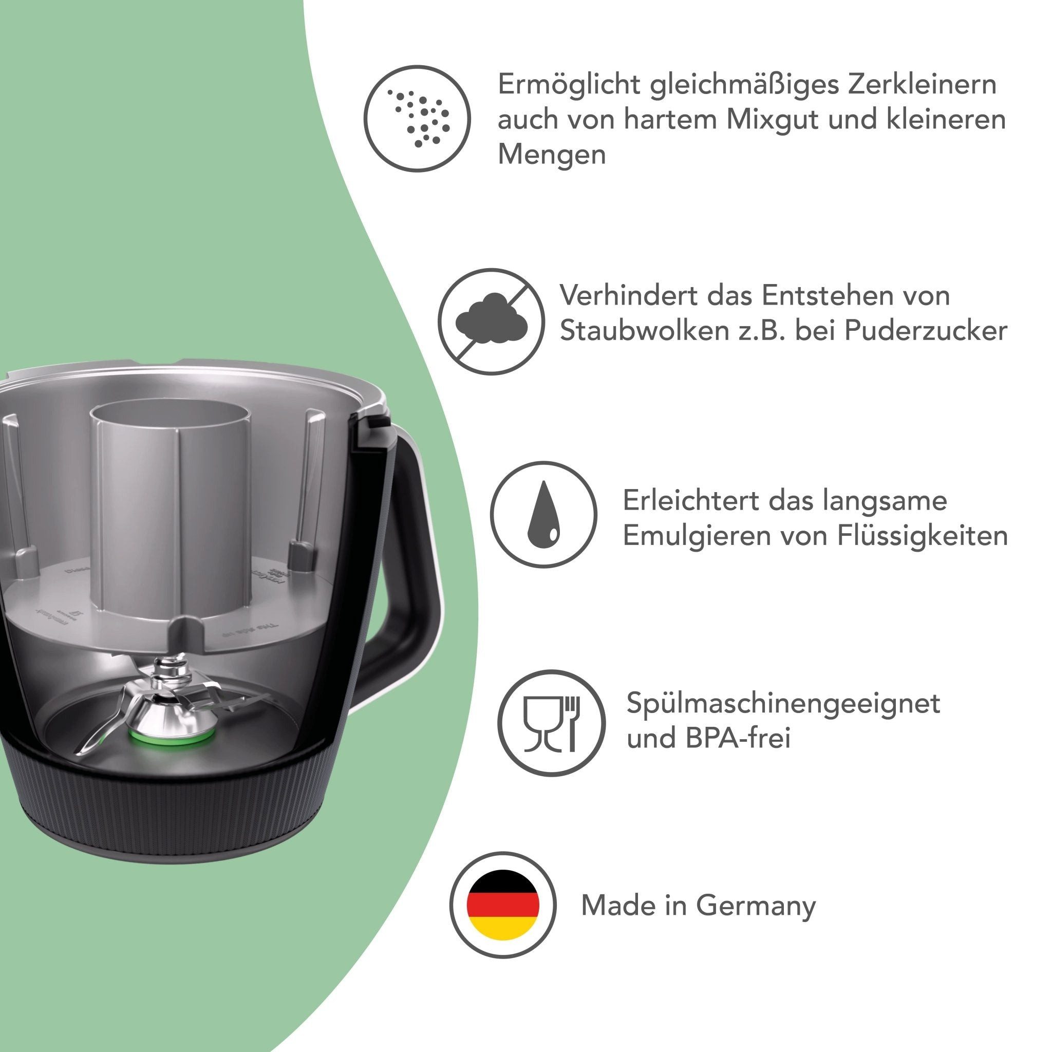 Wundermix Küchenmaschinen Zubehör-Set, Zubehör für TM7, TM6, TM5, TM31