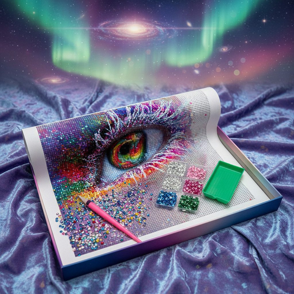 GOLDEN Kreativset GOLDEN Diamond Painting zubehör bilder Weihnachten -Augen