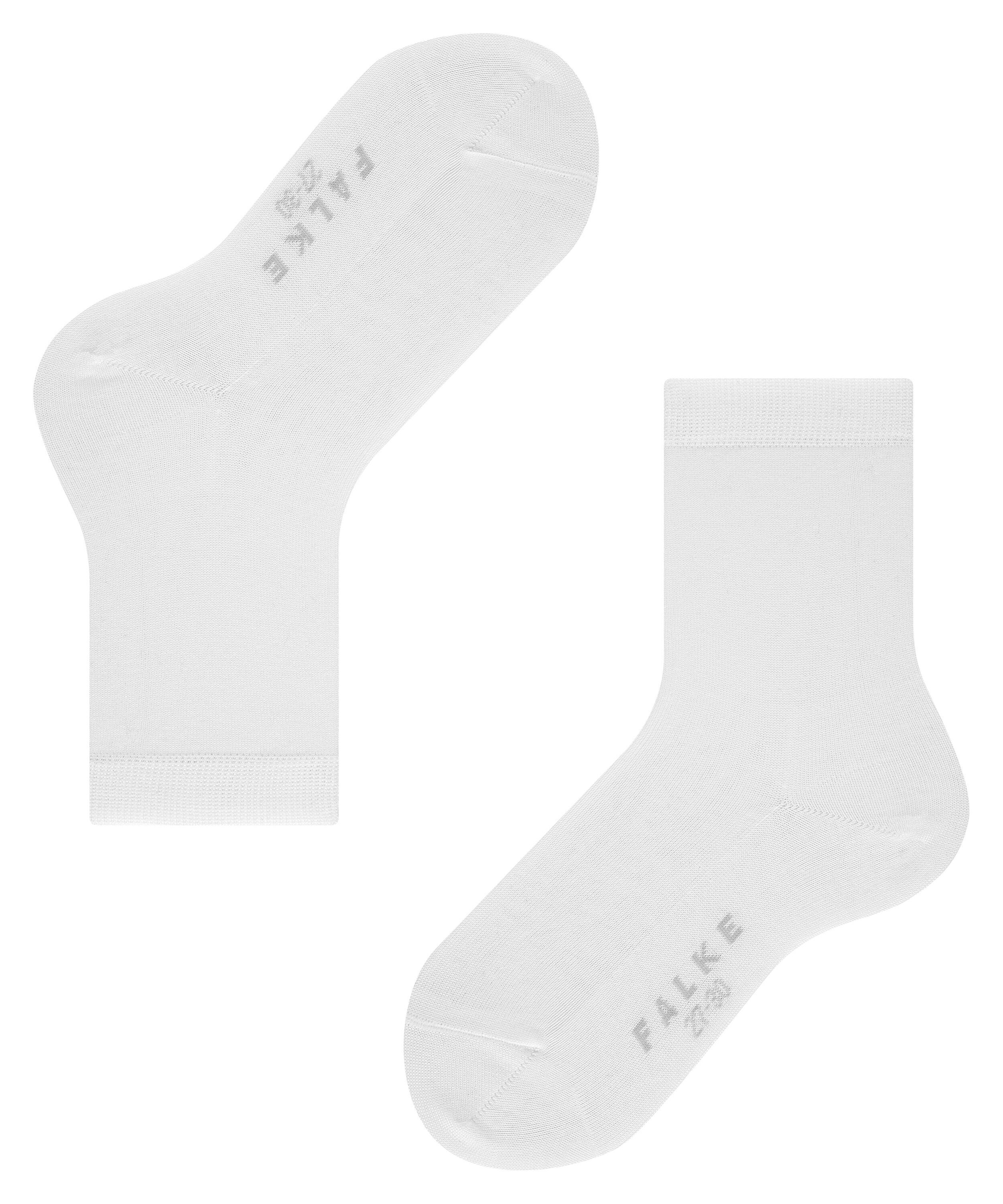 Socken Finesse (2000) white Cotton FALKE (1-Paar)