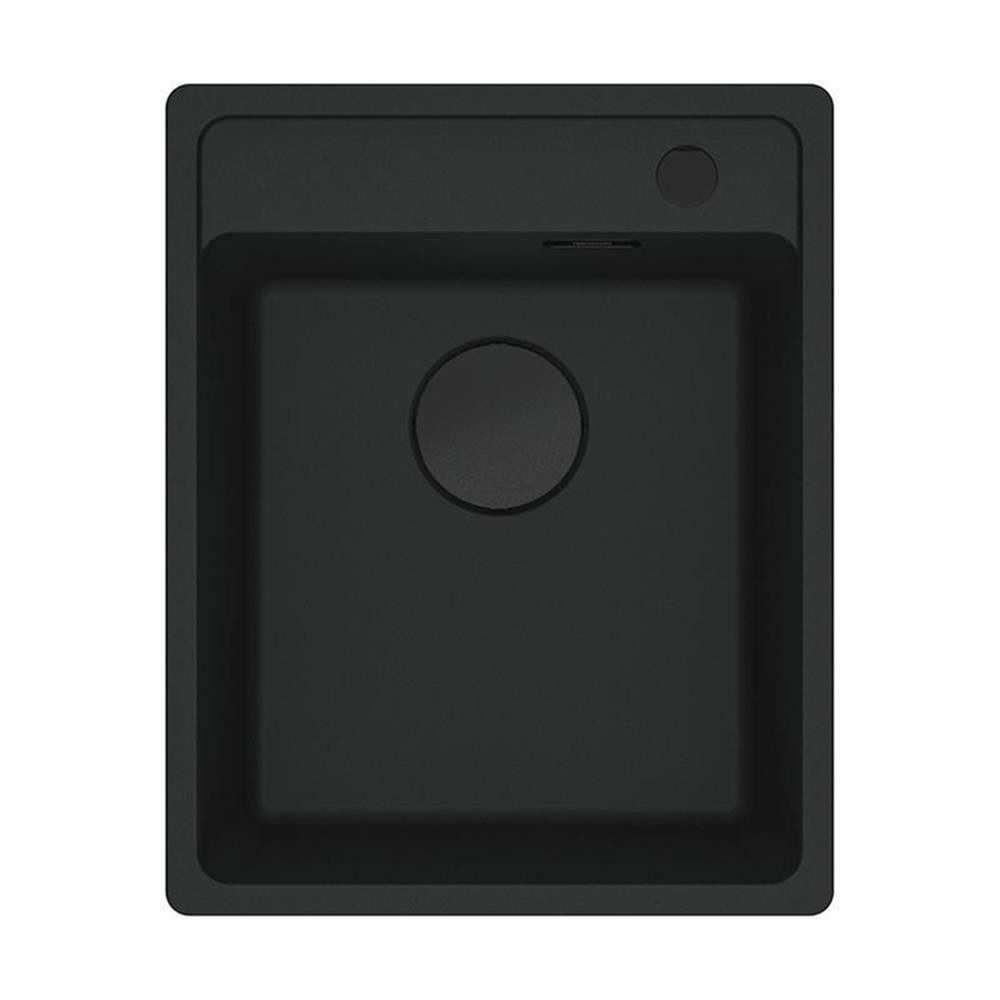 FRANKE Granitspüle Maris MRG 610-37 A Fragranit Black Matt - Black Collection, 0/0 cm