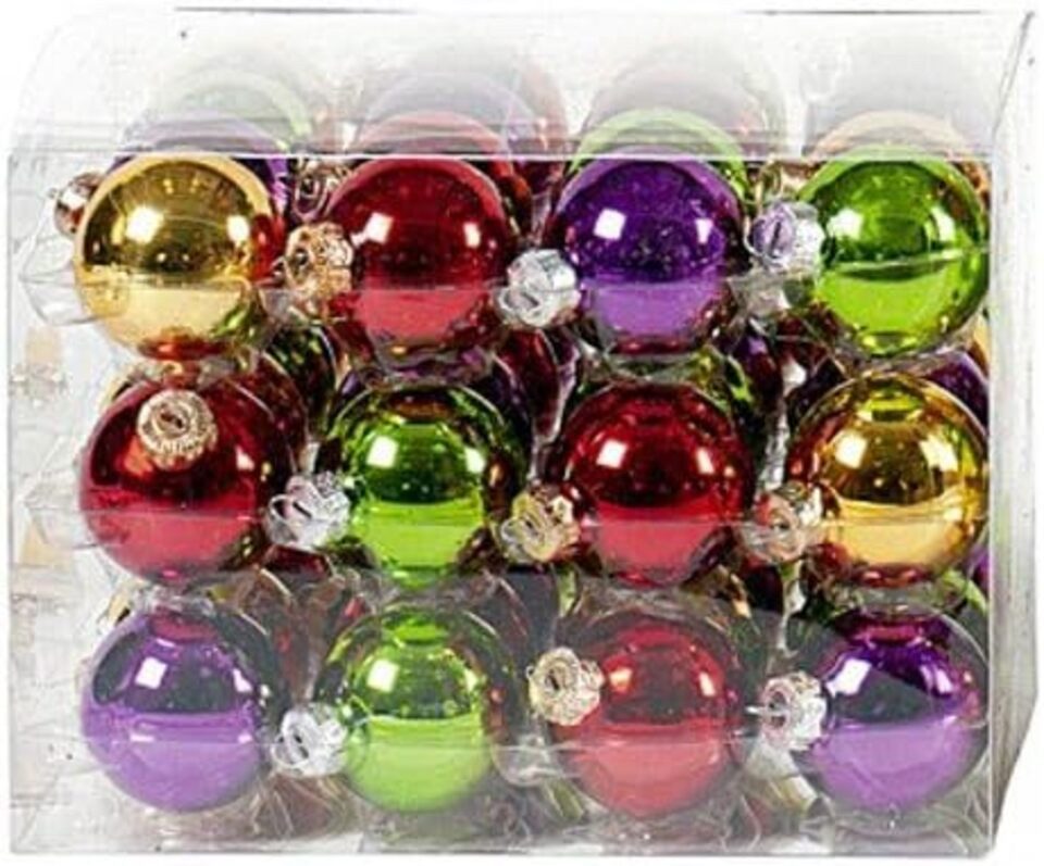 EK Germany Weihnachtsbaumkugel Glas-Kugel Trad.ø3,8cm 48st. (1 St) günstig online kaufen