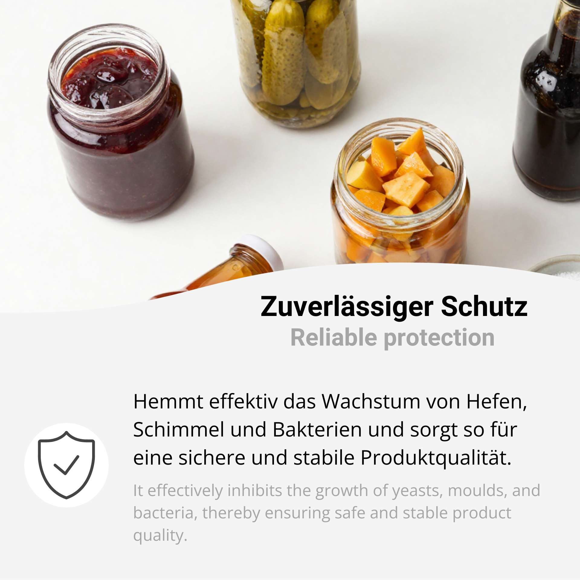 DistrEbution Fruchtaufstrich Natriumbenzoat – Konservierungsmittel für Lebensmittel & Kosmetik, 250 g, Verlängert Haltbarkeit, Zuverlässige antimikrobielle Wirk – Bild 4 von 5