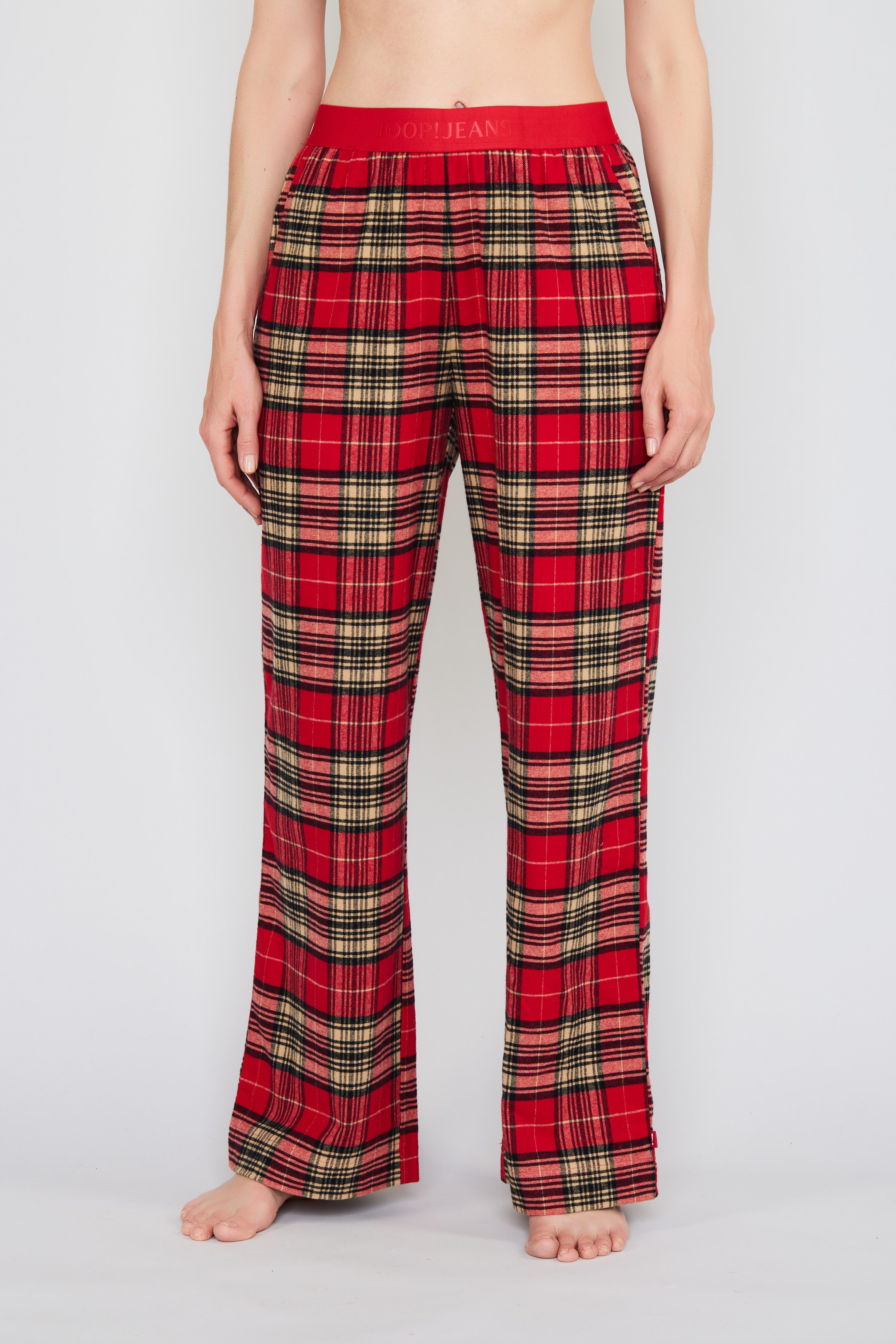 Joop Jeans Pyjamahose After Dark (JOOP! Jeans) Karo-Design, Fleece-Qualität günstig online kaufen