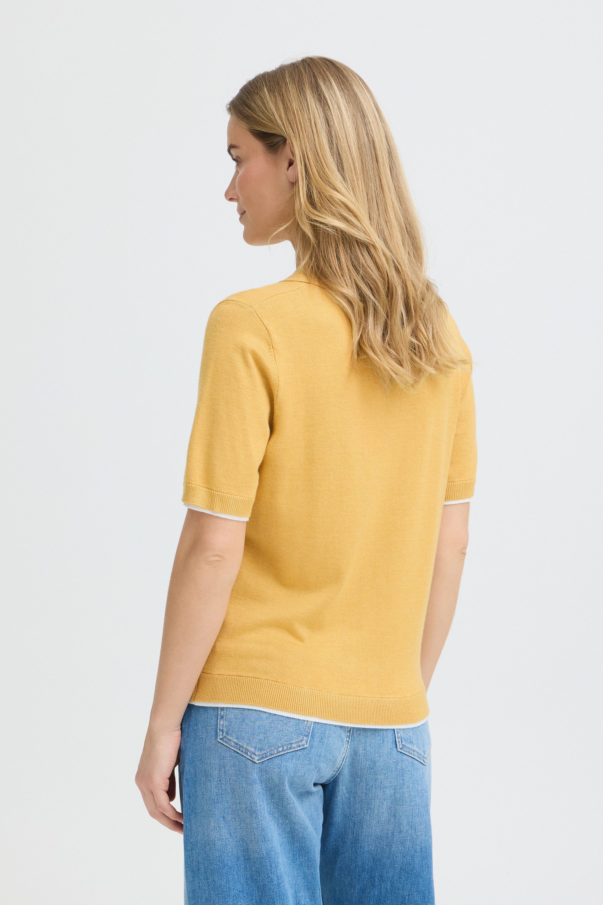 Pulz Jeans Strickpullover Halblange Ärmel PZSARA