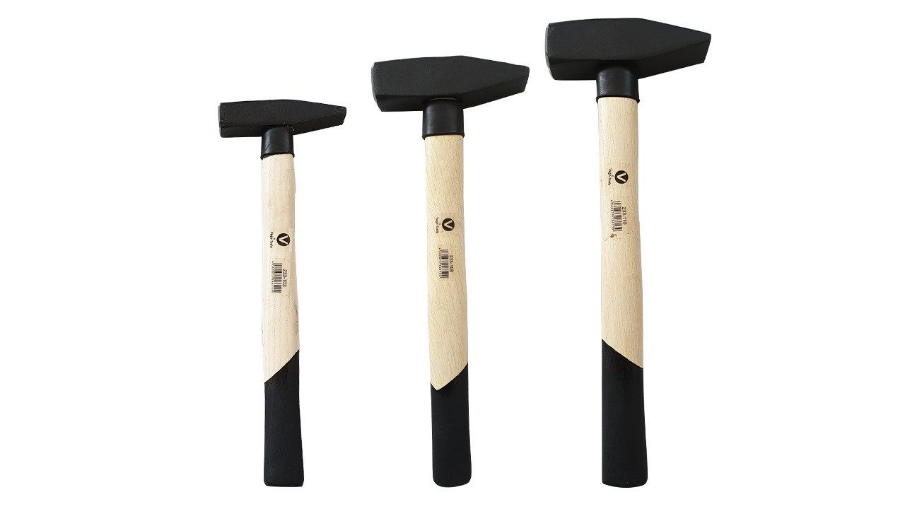 VaGo-Tools Hammer Schlosserhammer Hammerset 3 tlg Set 300/800/1000g
