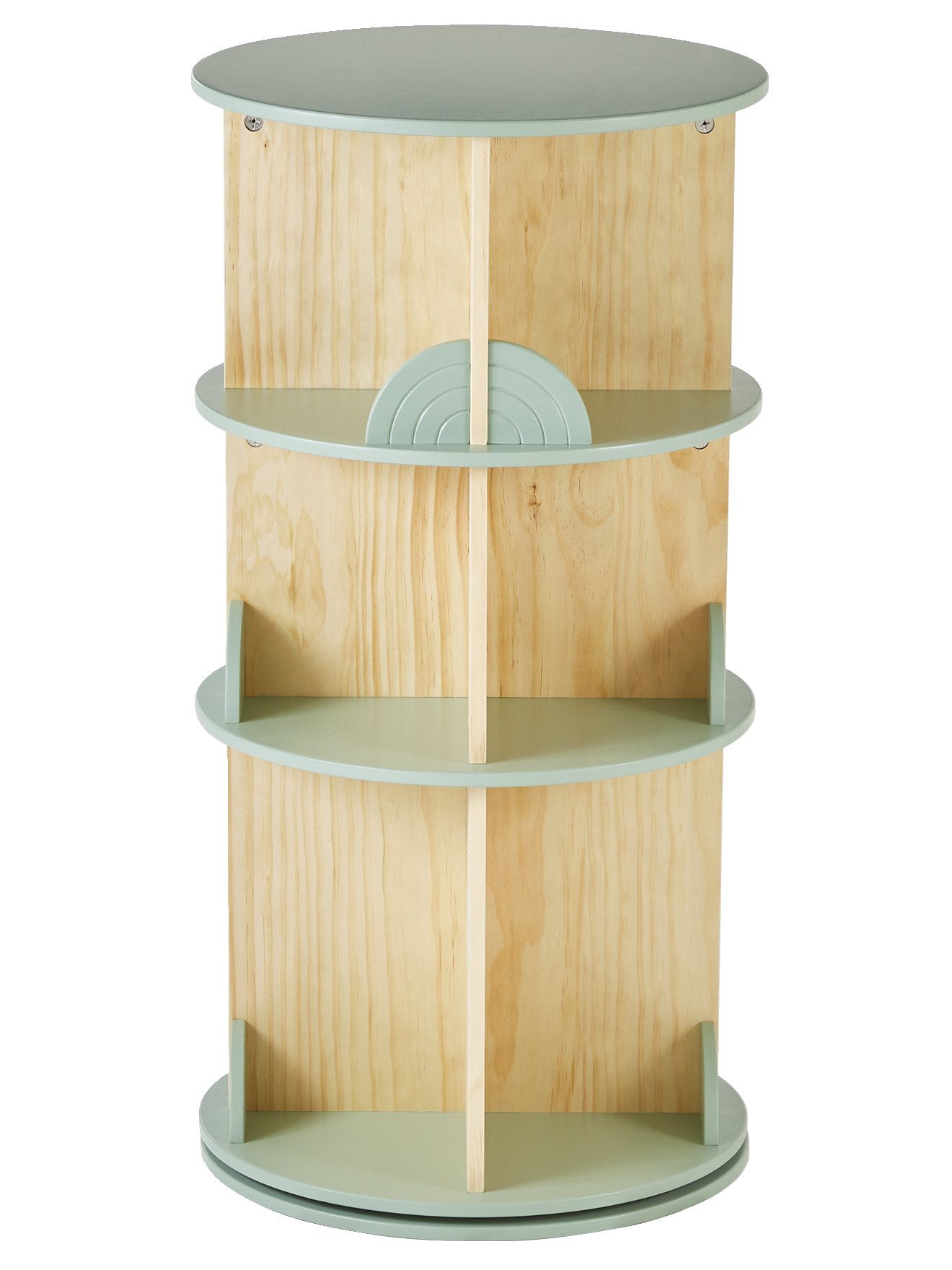 vertbaudet Bücherregal Drehbares Kinderzimmer Bücherregal REGENBOGEN günstig online kaufen