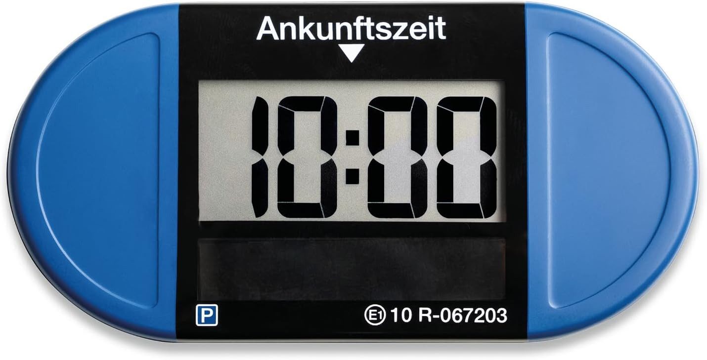 NeedIt elektronische Parkscheibe Park Lite Solar (Montagematerial inklusive), mit Zulassung, schnelle und einfache Montage