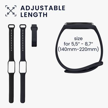 kwmobile Uhrenarmband 2x Sportarmband für Xiaomi Smart Band 8 Active, Armband TPU Silikon Set Fitnesstracker