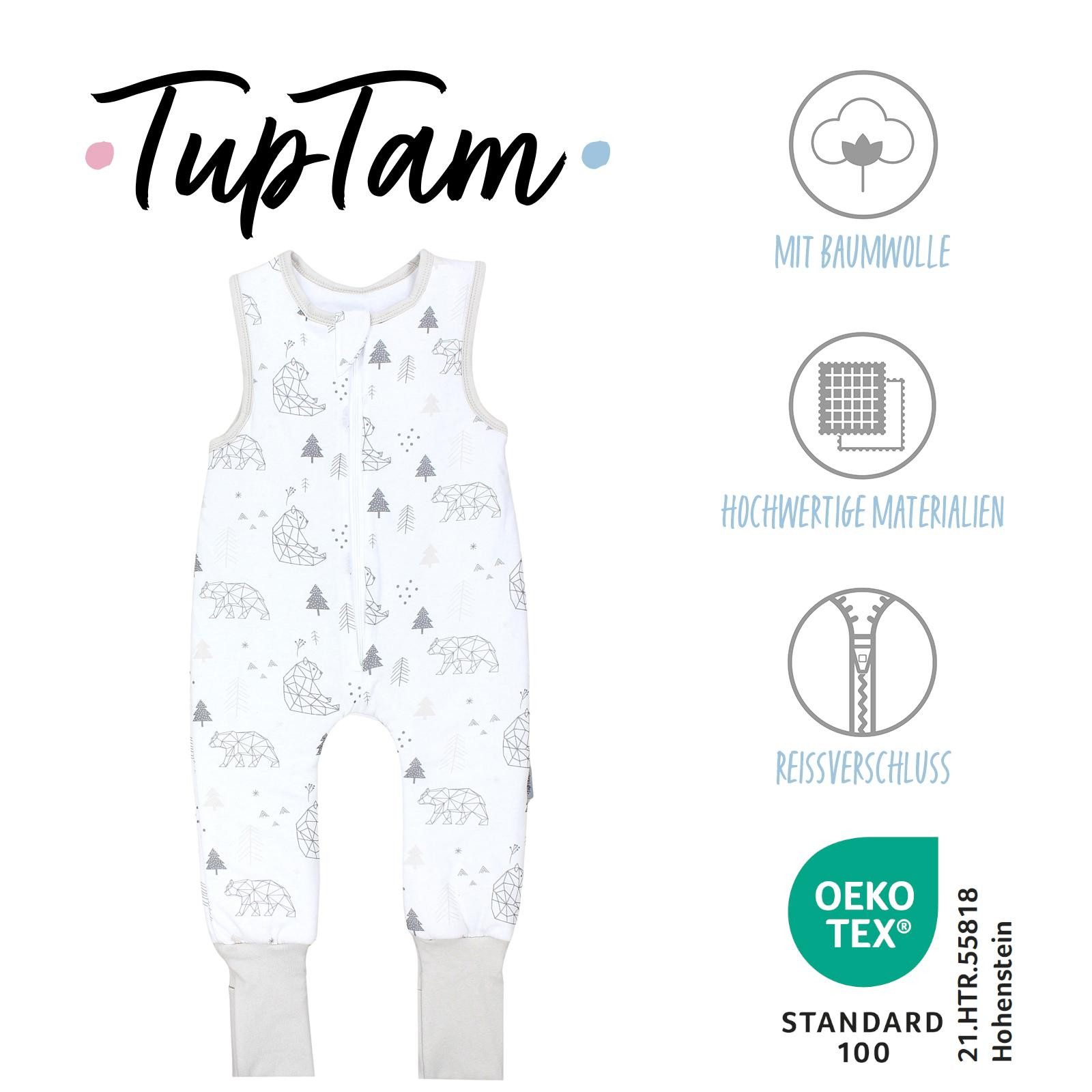 TupTam Babyschlafsack Ganzjahresschlafsack mit Beinen 2,5 TOG Unisex günstig online kaufen